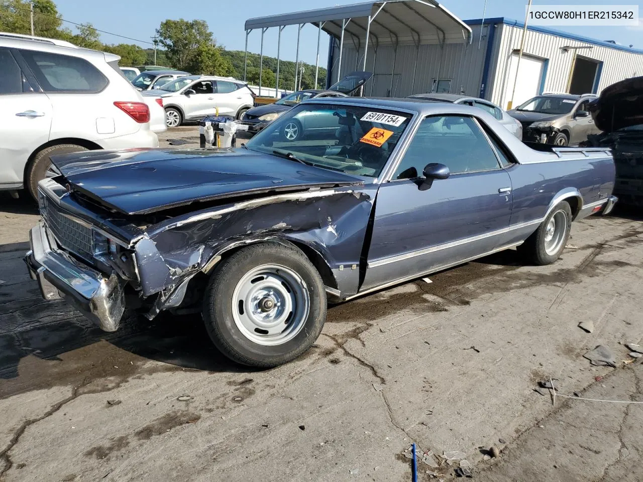 1GCCW80H1ER215342 1984 Chevrolet El Camino