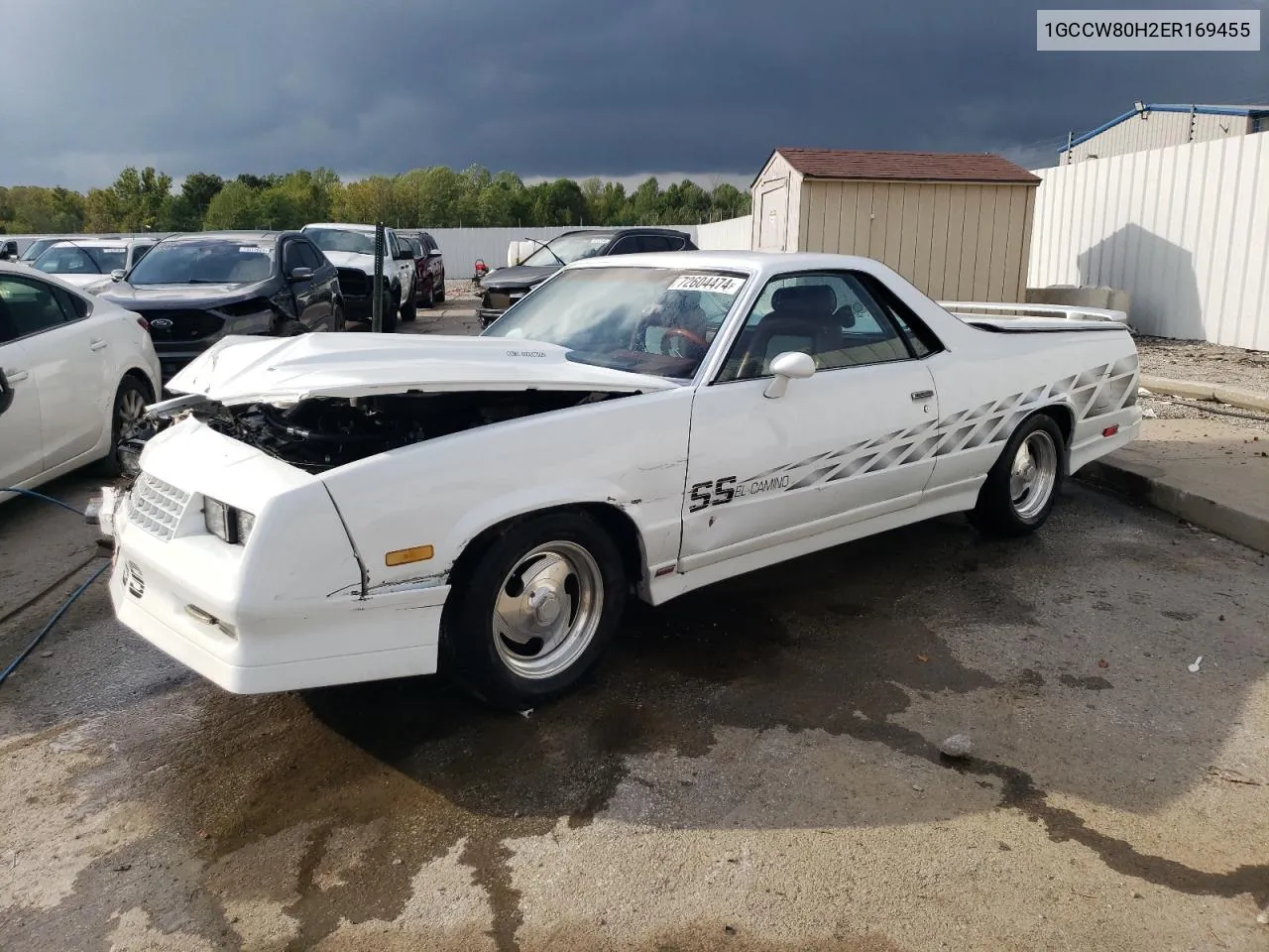 1GCCW80H2ER169455 1984 Chevrolet El Camino