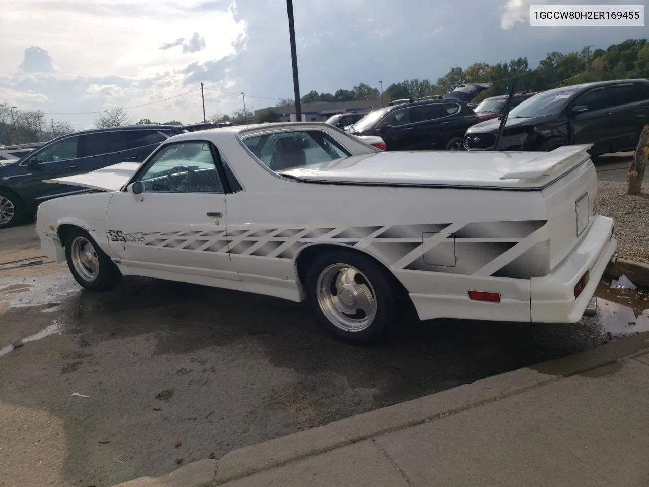 1GCCW80H2ER169455 1984 Chevrolet El Camino