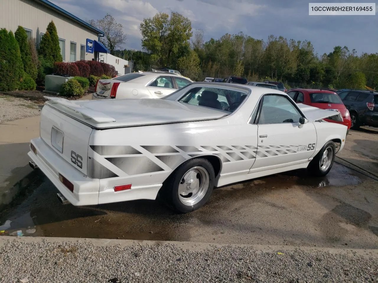 1984 Chevrolet El Camino VIN: 1GCCW80H2ER169455 Lot: 72604474