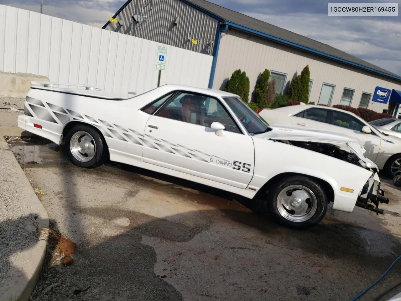 1GCCW80H2ER169455 1984 Chevrolet El Camino