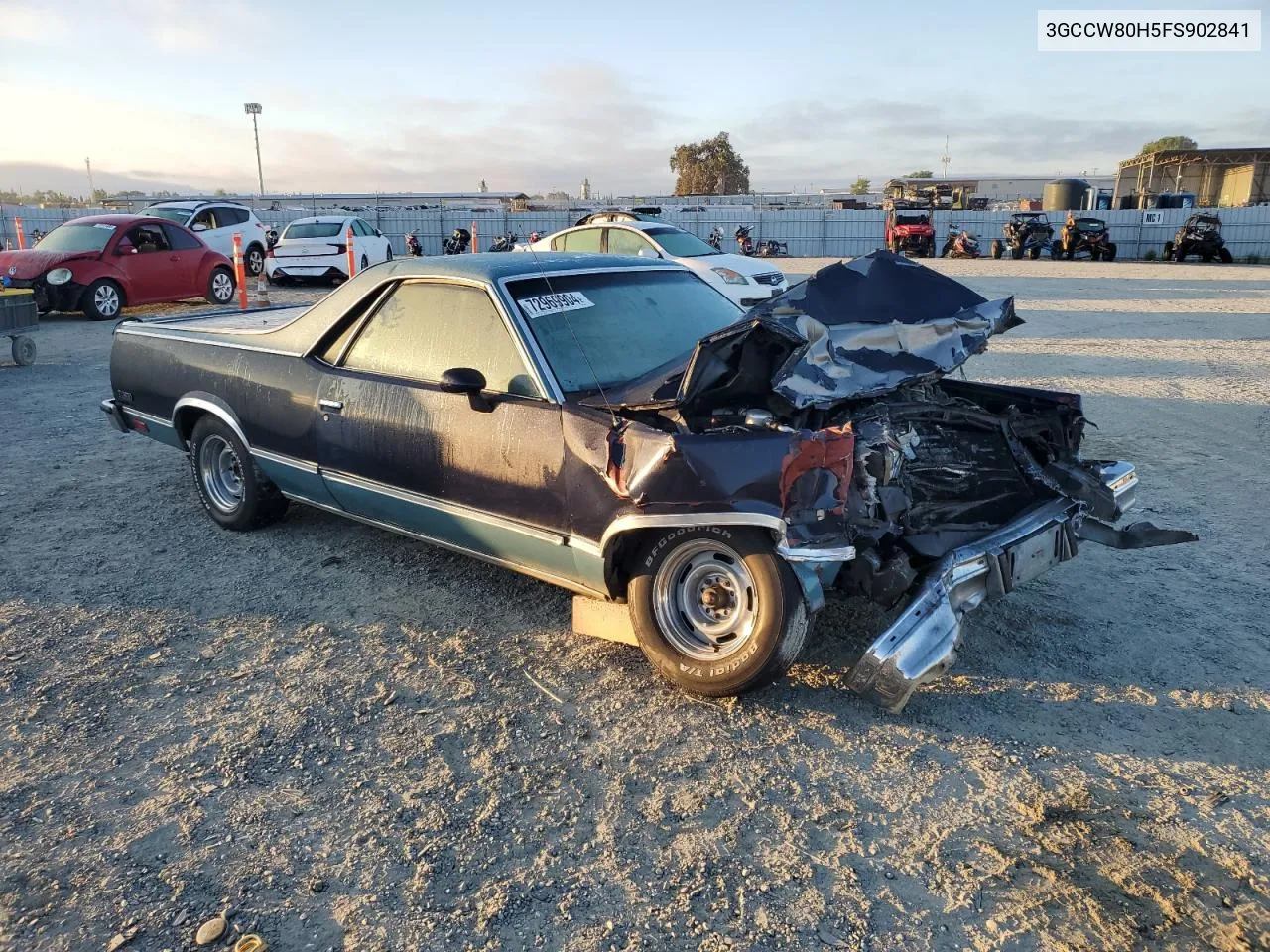 1985 Chevrolet El Camino VIN: 3GCCW80H5FS902841 Lot: 72969904