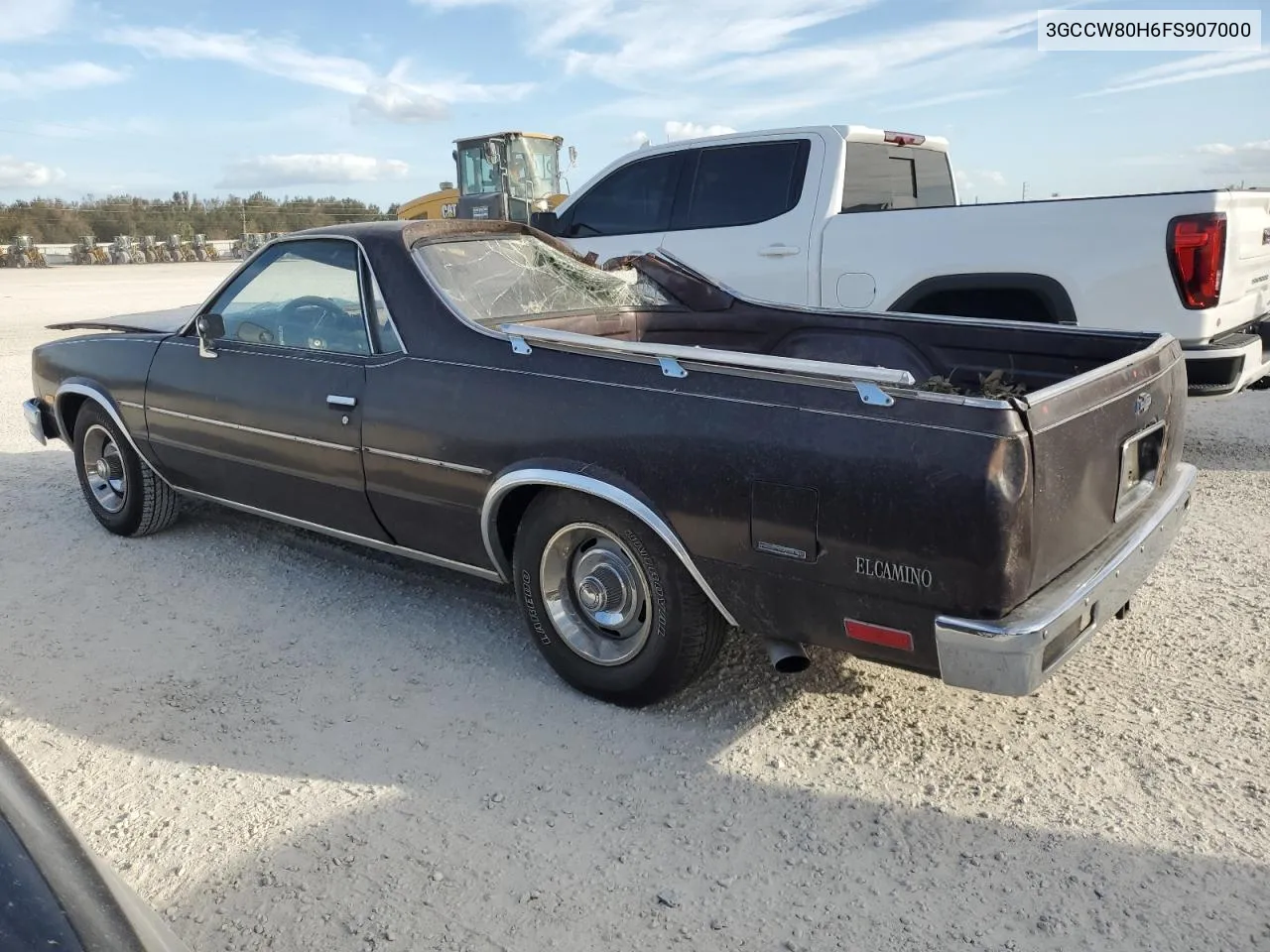 3GCCW80H6FS907000 1985 Chevrolet El Camino