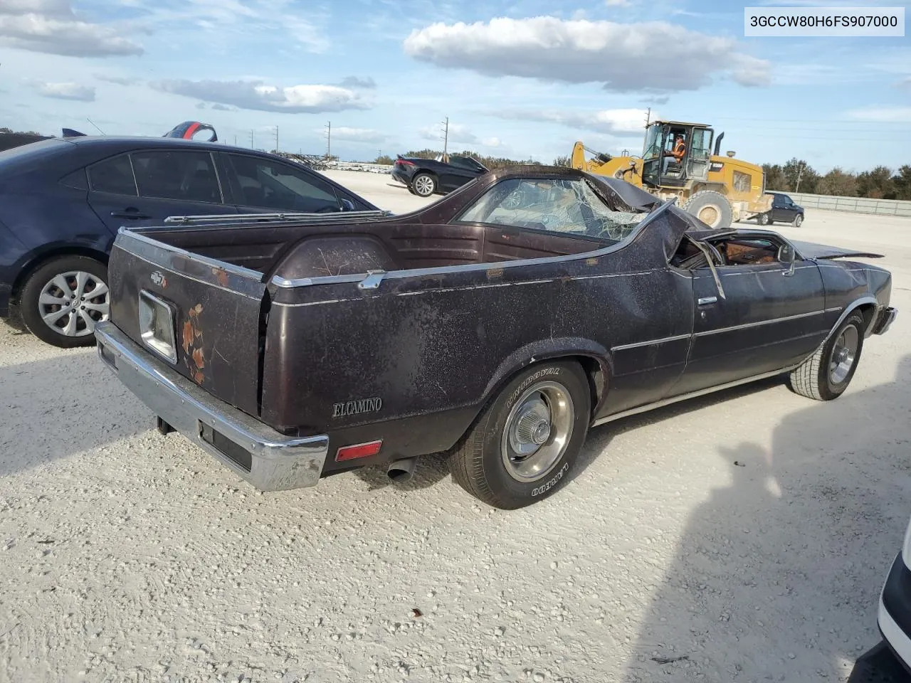 3GCCW80H6FS907000 1985 Chevrolet El Camino