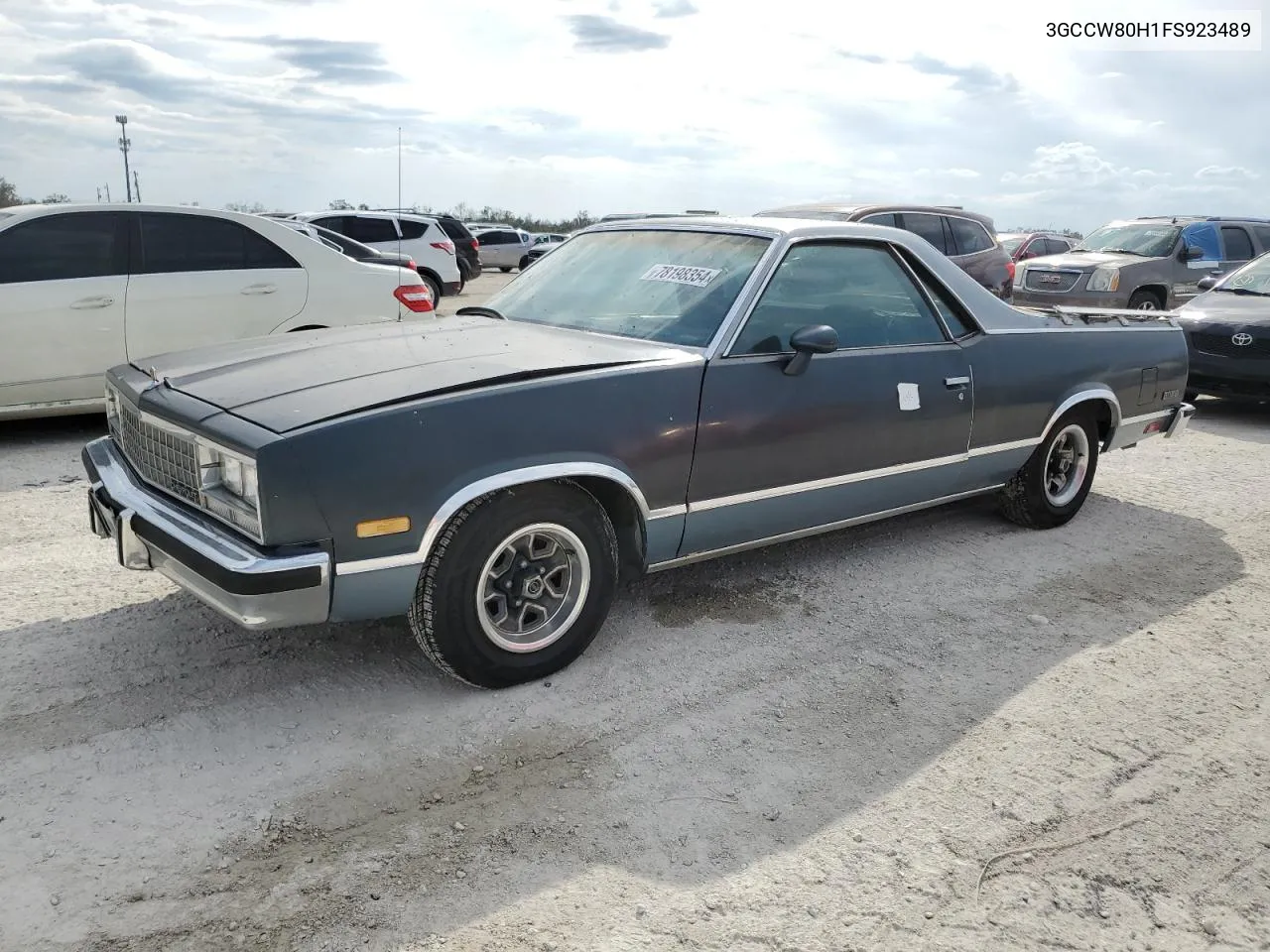 1985 Chevrolet El Camino VIN: 3GCCW80H1FS923489 Lot: 78198354