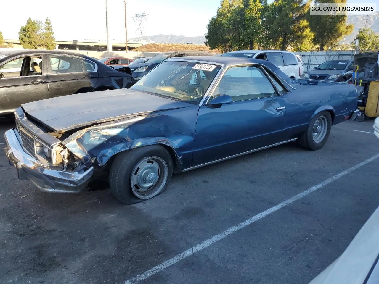 3GCCW80H9GS905825 1986 Chevrolet El Camino