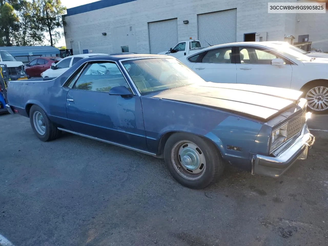 3GCCW80H9GS905825 1986 Chevrolet El Camino