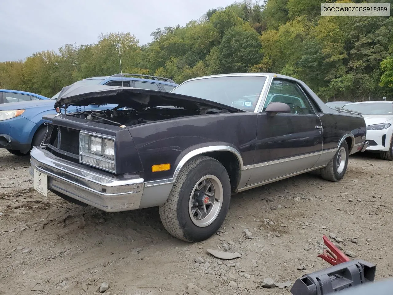 1986 Chevrolet El Camino VIN: 3GCCW80Z0GS918889 Lot: 72606654