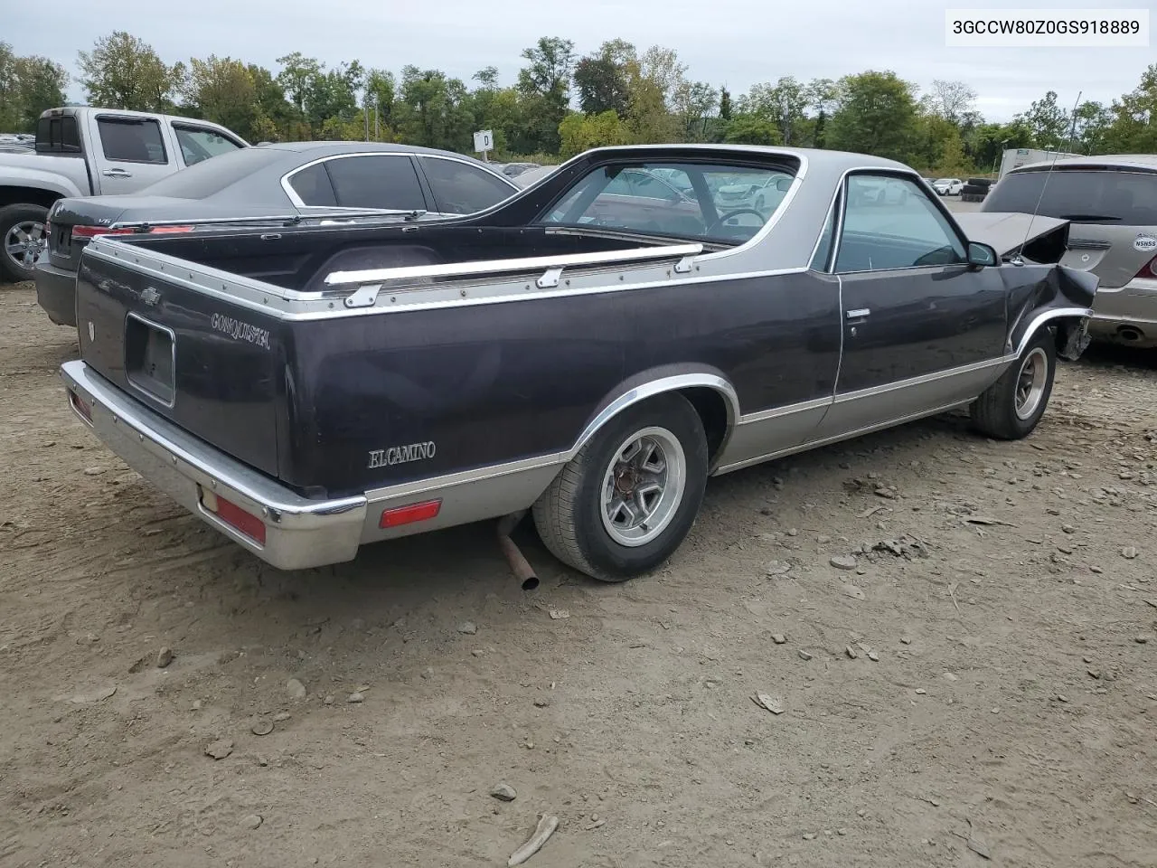 1986 Chevrolet El Camino VIN: 3GCCW80Z0GS918889 Lot: 72606654