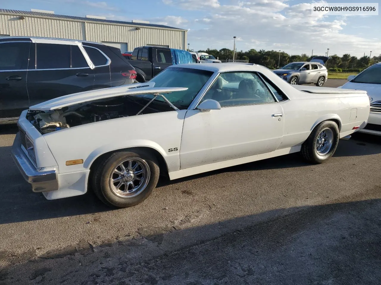 1986 Chevrolet El Camino VIN: 3GCCW80H9GS916596 Lot: 74758864