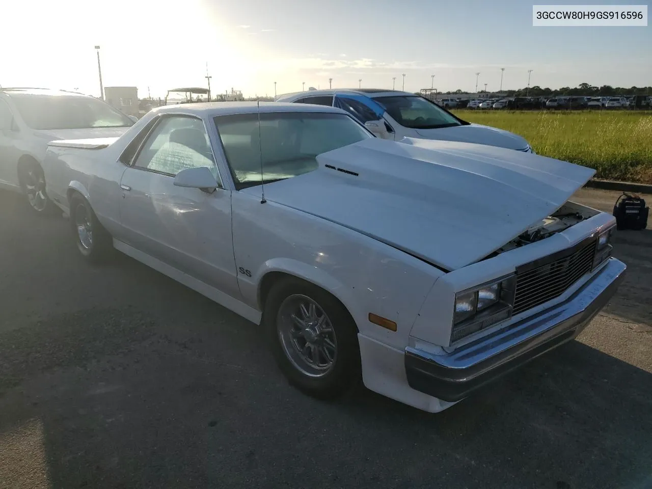 3GCCW80H9GS916596 1986 Chevrolet El Camino