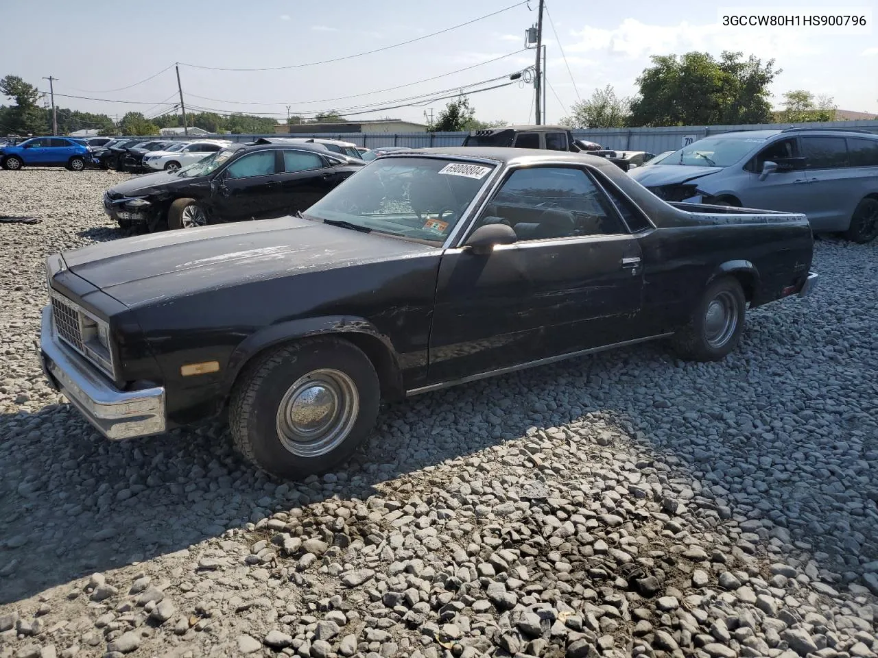 3GCCW80H1HS900796 1987 Chevrolet El Camino