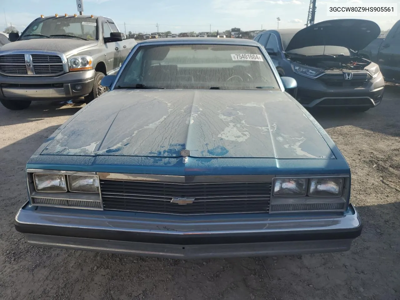 1987 Chevrolet El Camino VIN: 3GCCW80Z9HS905561 Lot: 75401604