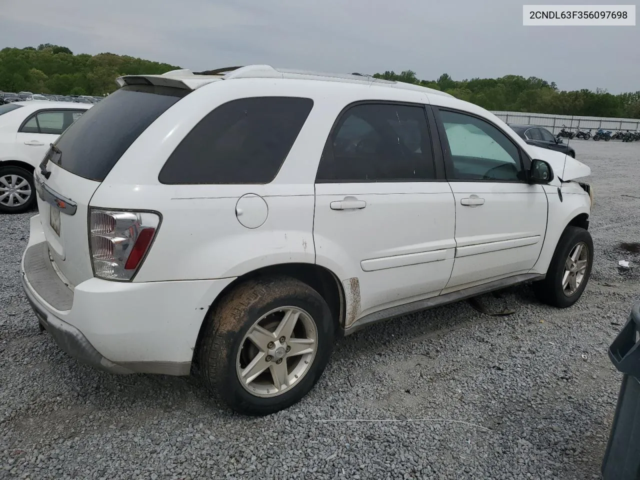 2005 Chevrolet Equinox Lt VIN: 2CNDL63F356097698 Lot: 51060634