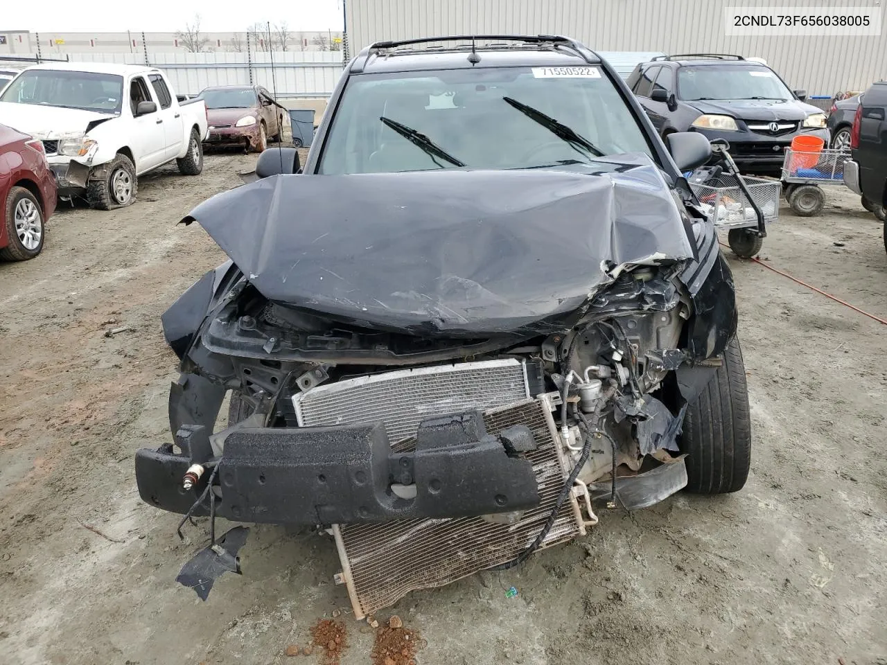 2005 Chevrolet Equinox Lt VIN: 2CNDL73F656038005 Lot: 52452614