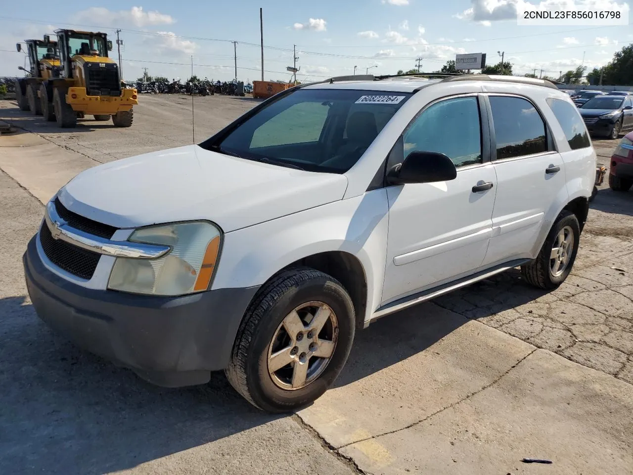 2005 Chevrolet Equinox Ls VIN: 2CNDL23F856016798 Lot: 60822264