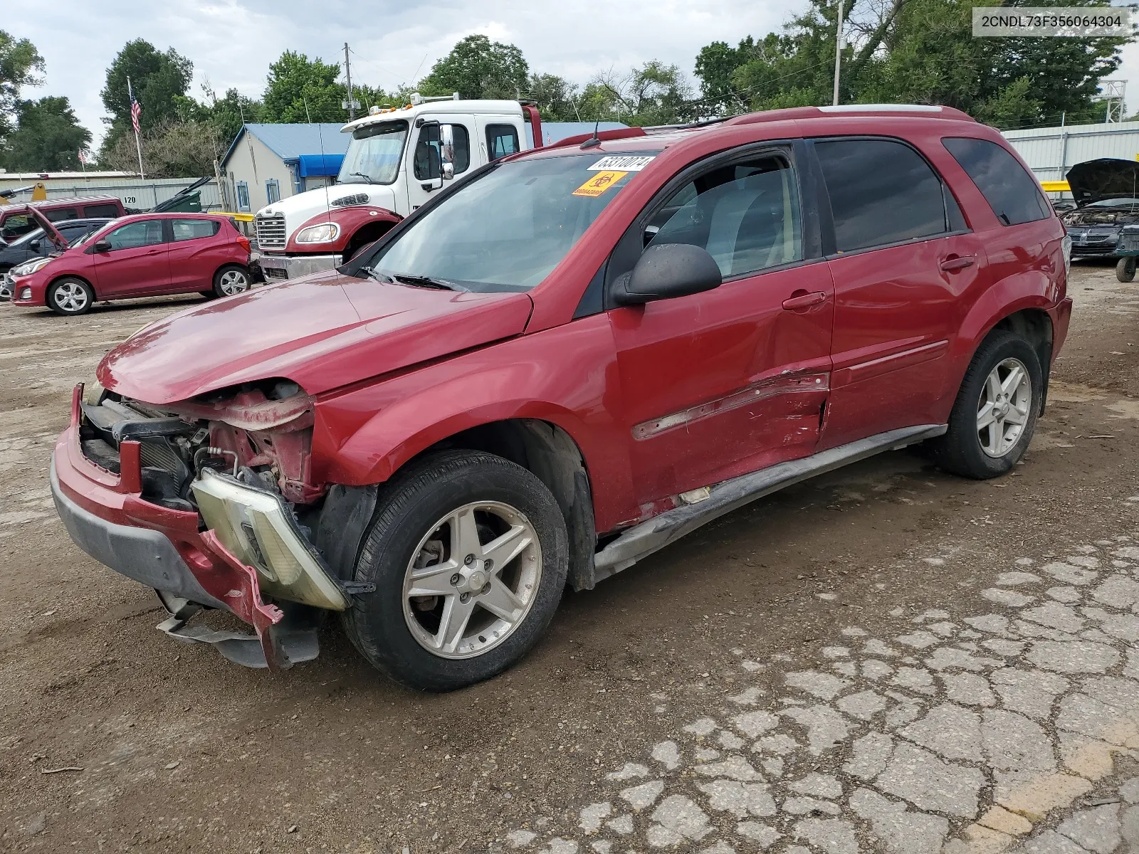 2005 Chevrolet Equinox Lt VIN: 2CNDL73F356064304 Lot: 63310074