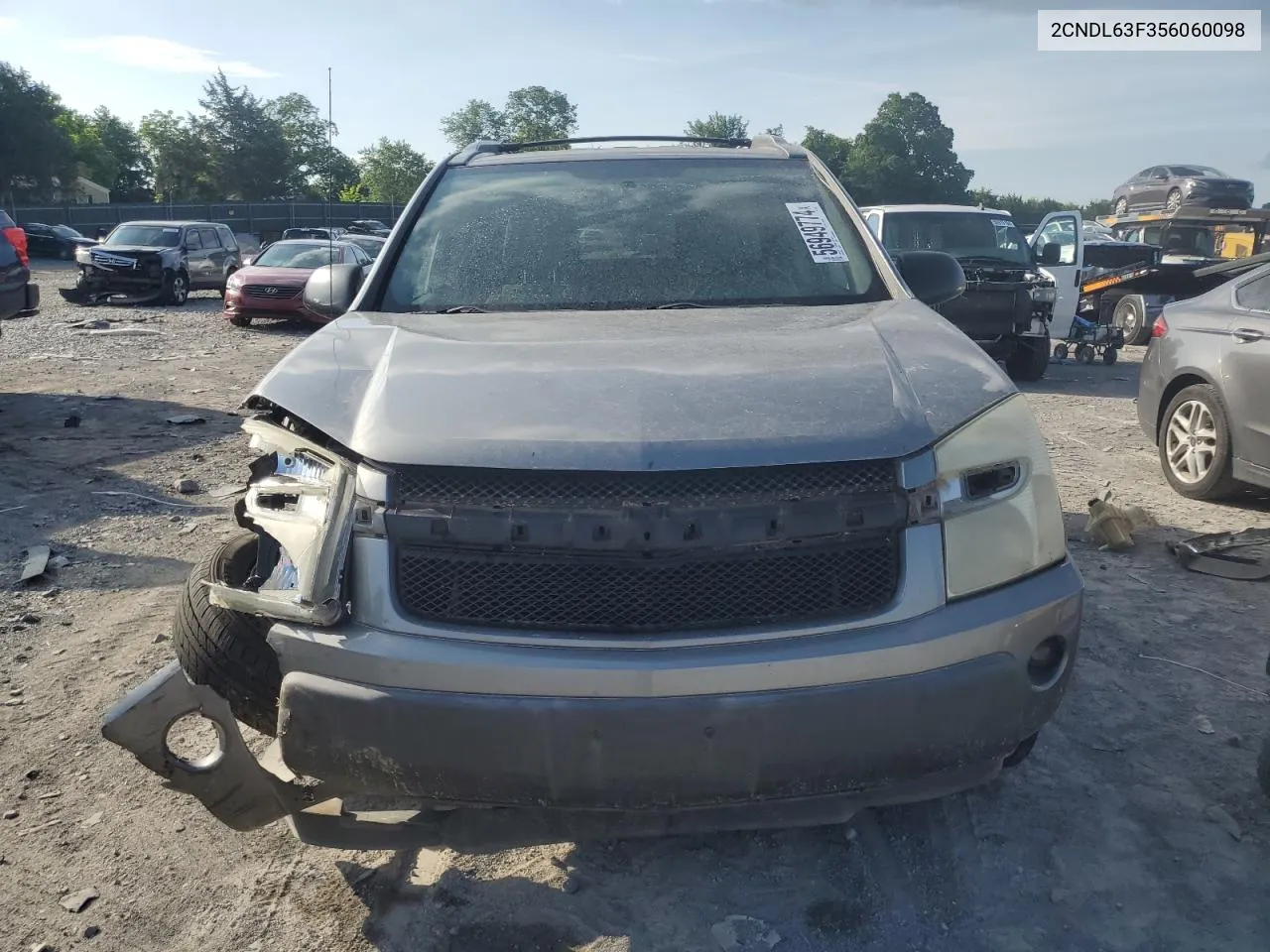 2CNDL63F356060098 2005 Chevrolet Equinox Lt