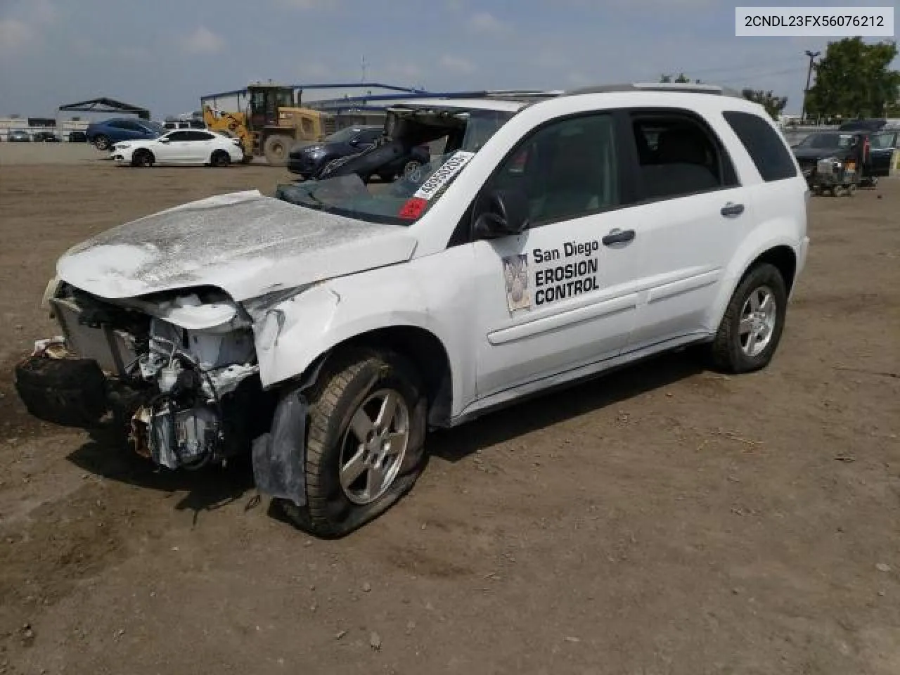 2005 Chevrolet Equinox Ls VIN: 2CNDL23FX56076212 Lot: 65089674