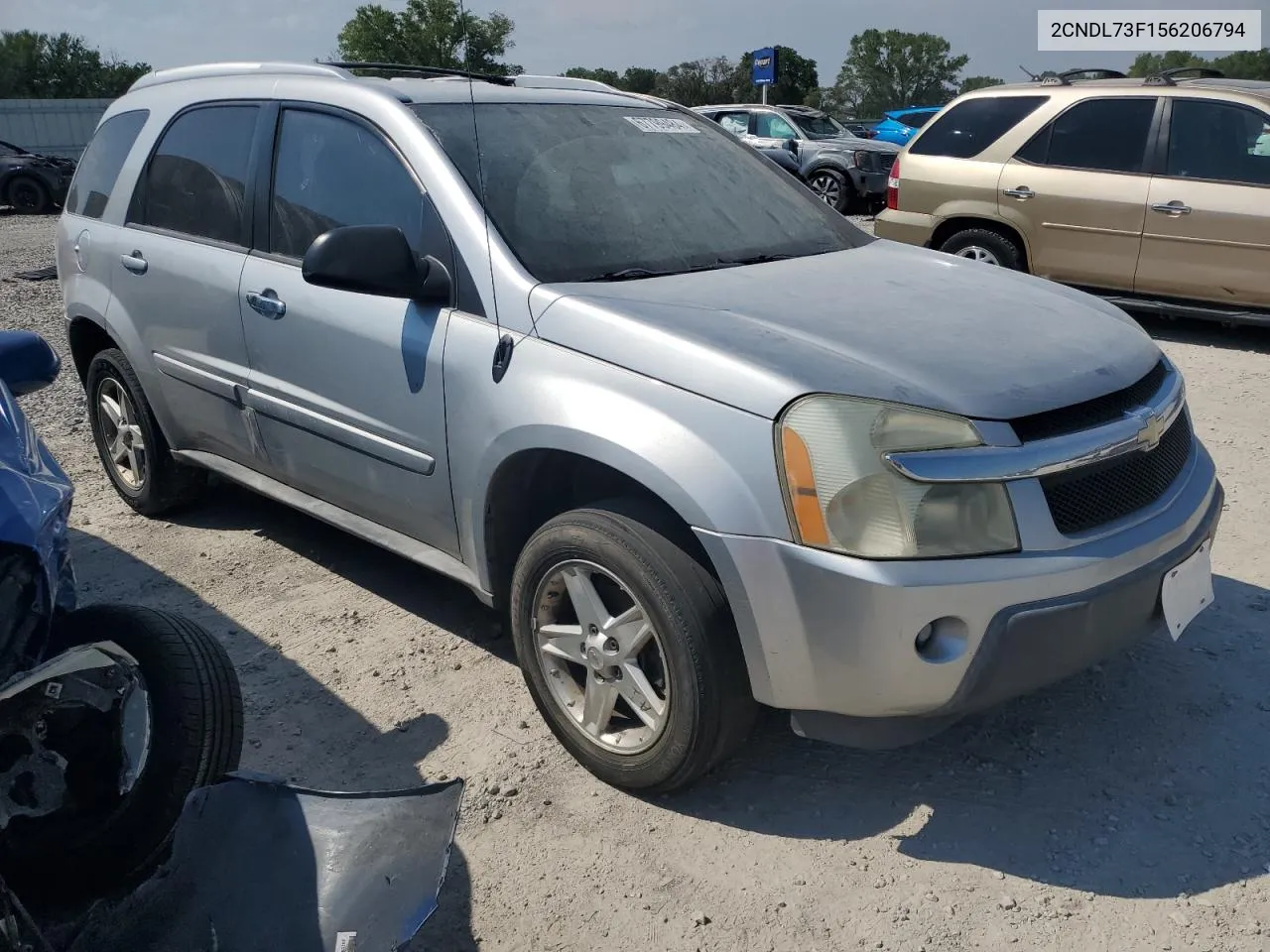 2005 Chevrolet Equinox Lt VIN: 2CNDL73F156206794 Lot: 67799484