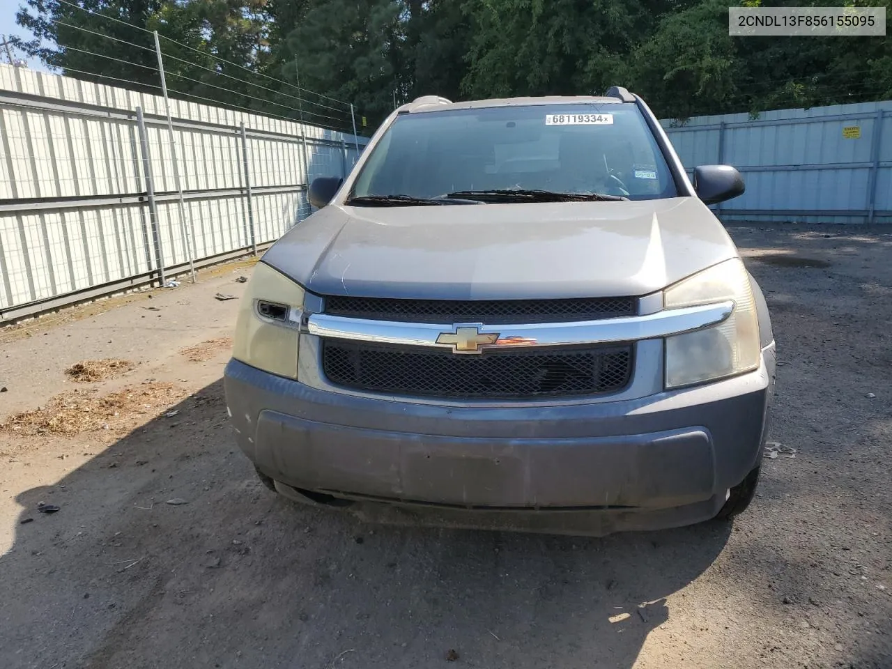 2005 Chevrolet Equinox Ls VIN: 2CNDL13F856155095 Lot: 68119334