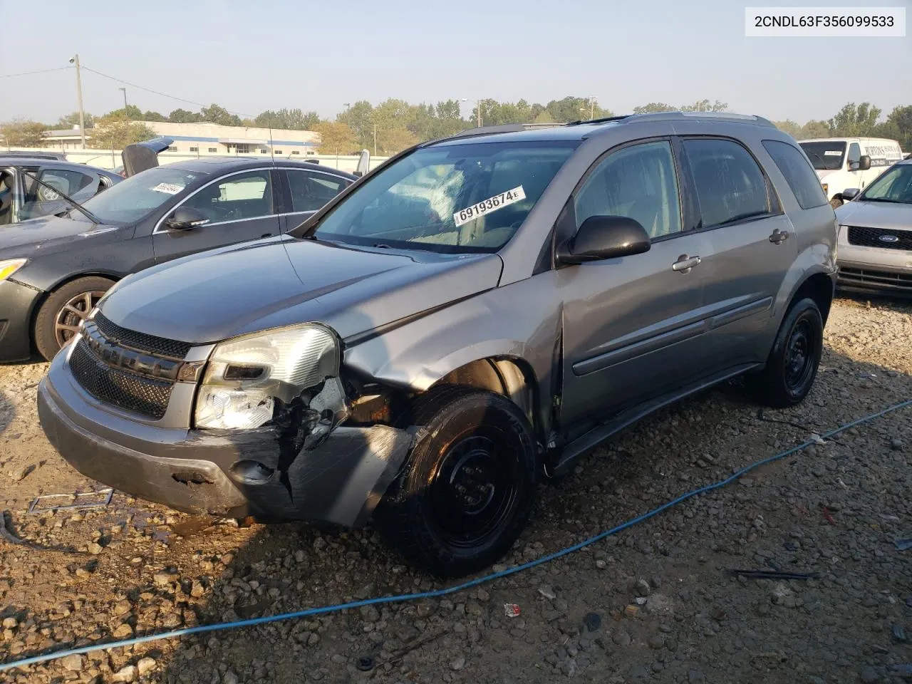 2005 Chevrolet Equinox Lt VIN: 2CNDL63F356099533 Lot: 69193674