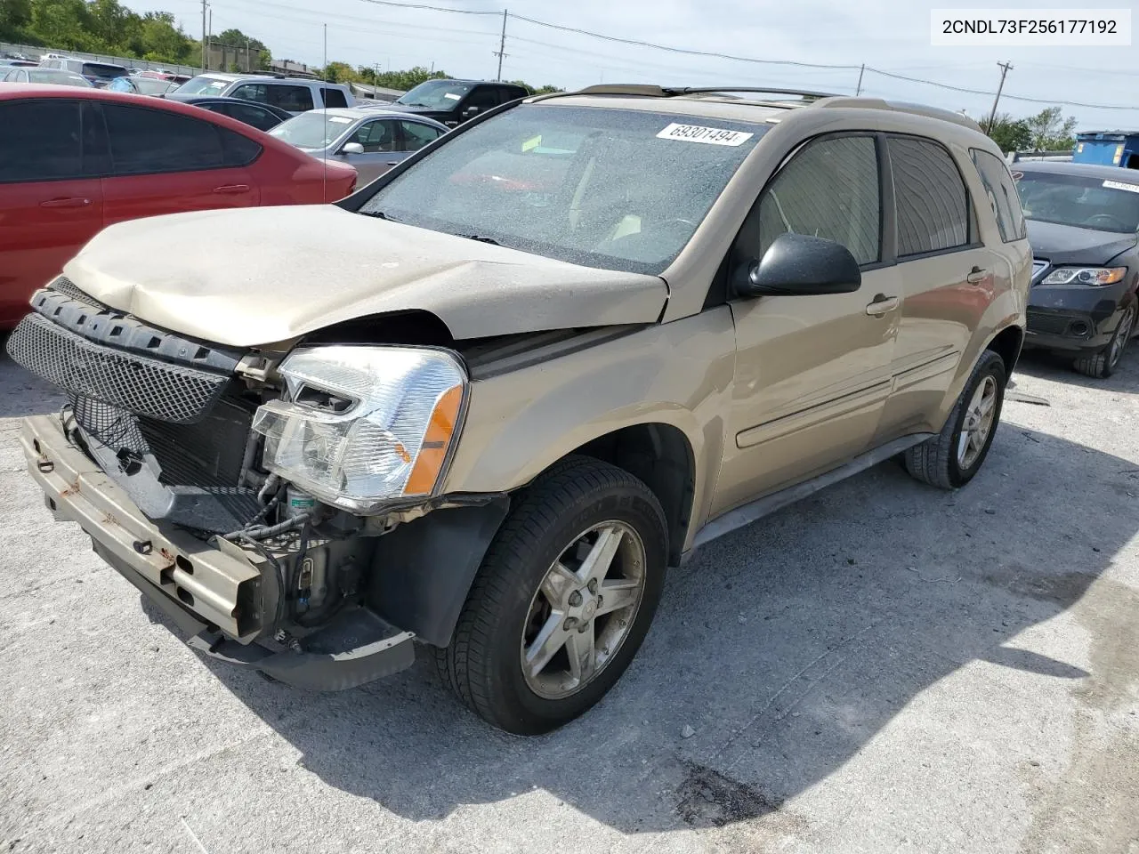 2005 Chevrolet Equinox Lt VIN: 2CNDL73F256177192 Lot: 69301494