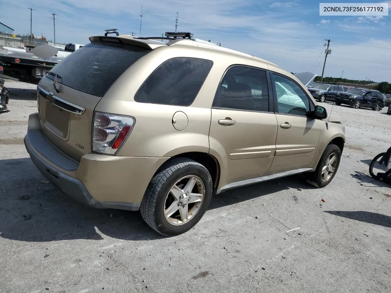 2005 Chevrolet Equinox Lt VIN: 2CNDL73F256177192 Lot: 69301494