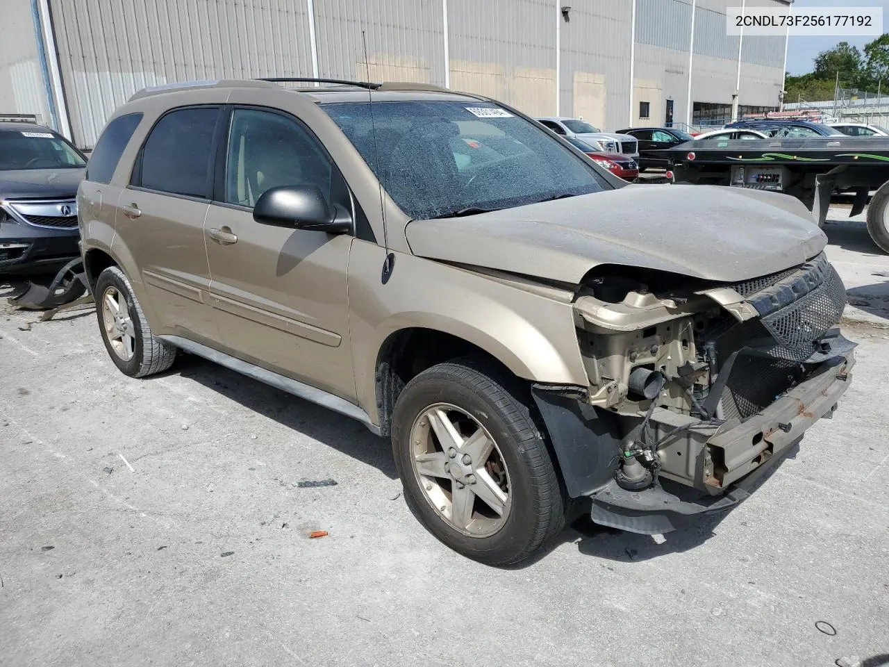 2005 Chevrolet Equinox Lt VIN: 2CNDL73F256177192 Lot: 69301494