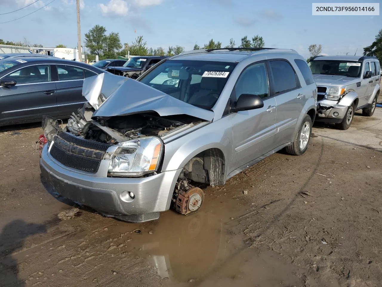 2005 Chevrolet Equinox Lt VIN: 2CNDL73F956014166 Lot: 70426384