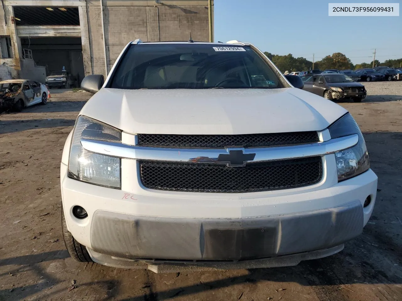 2005 Chevrolet Equinox Lt VIN: 2CNDL73F956099431 Lot: 70612994