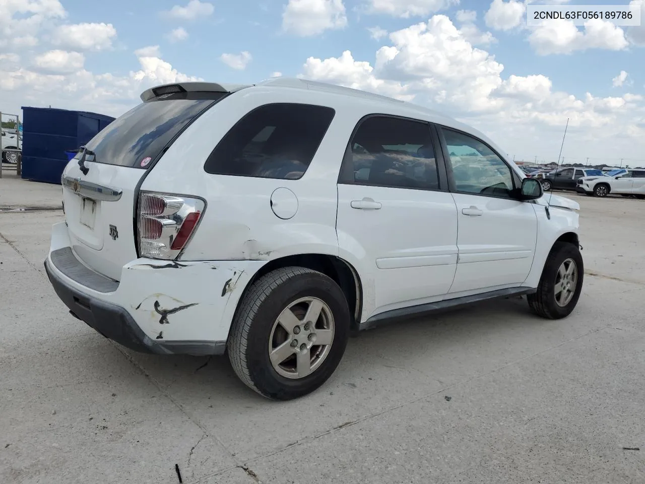 2005 Chevrolet Equinox Lt VIN: 2CNDL63F056189786 Lot: 70624724