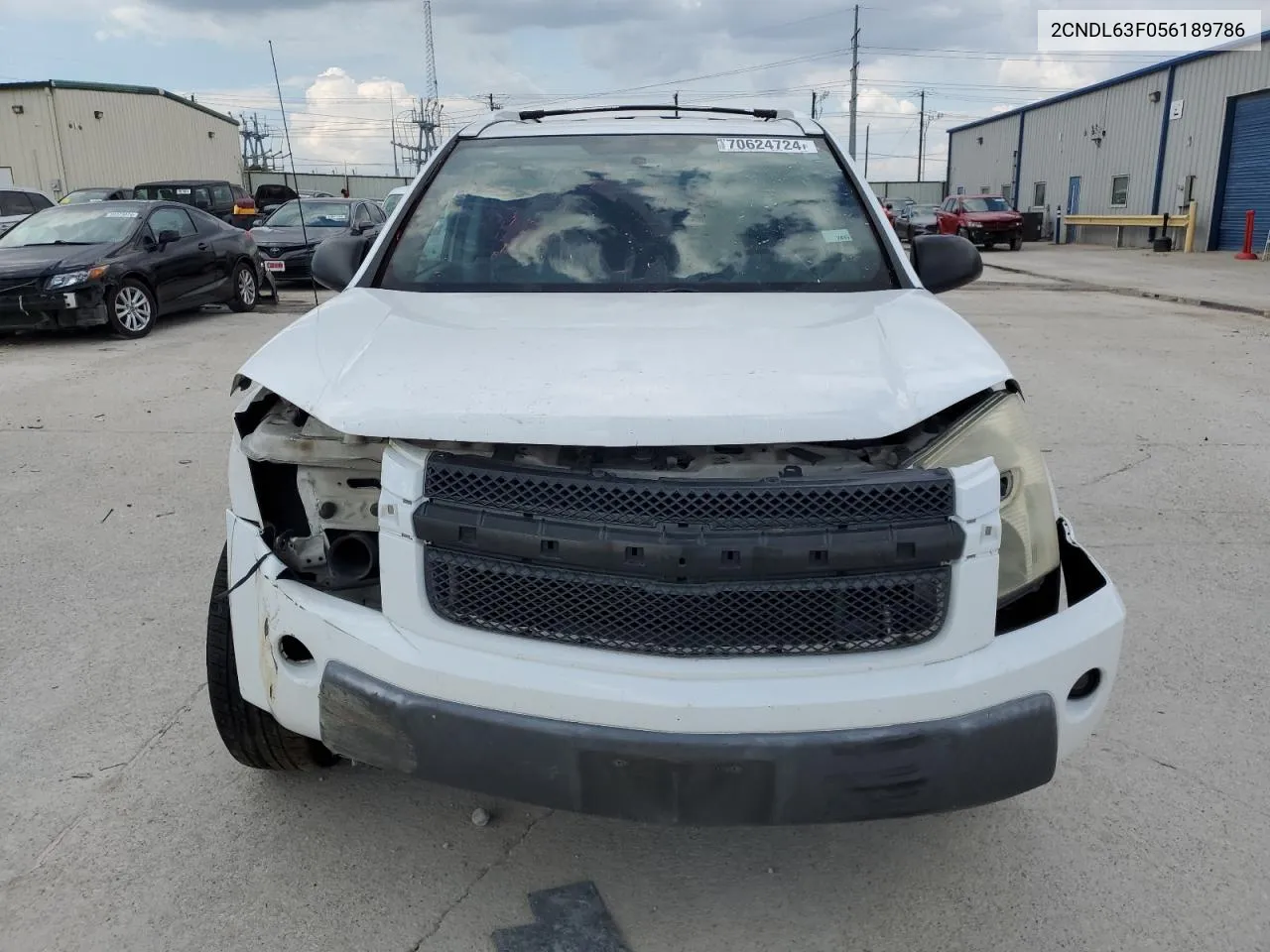 2005 Chevrolet Equinox Lt VIN: 2CNDL63F056189786 Lot: 70624724