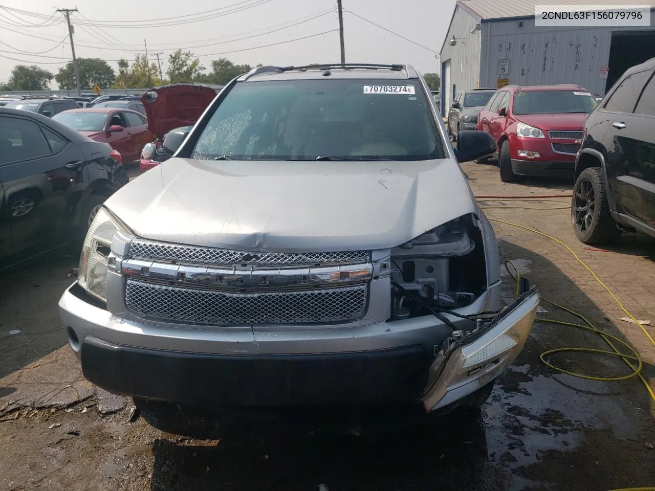 2005 Chevrolet Equinox Lt VIN: 2CNDL63F156079796 Lot: 70703274