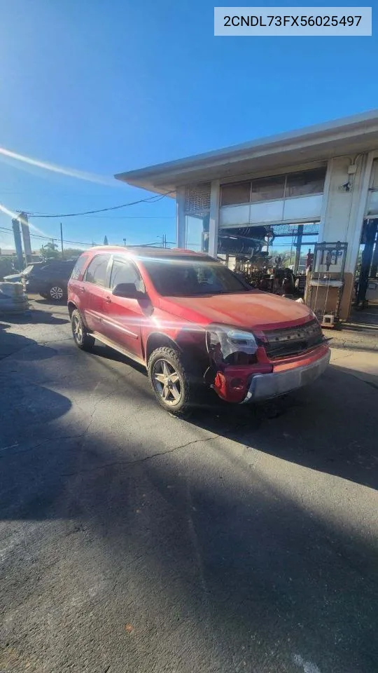 2005 Chevrolet Equinox Lt VIN: 2CNDL73FX56025497 Lot: 72241684