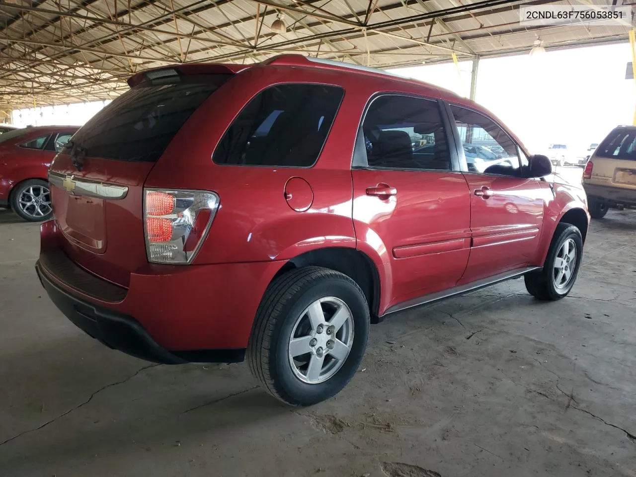 2005 Chevrolet Equinox Lt VIN: 2CNDL63F756053851 Lot: 72474624