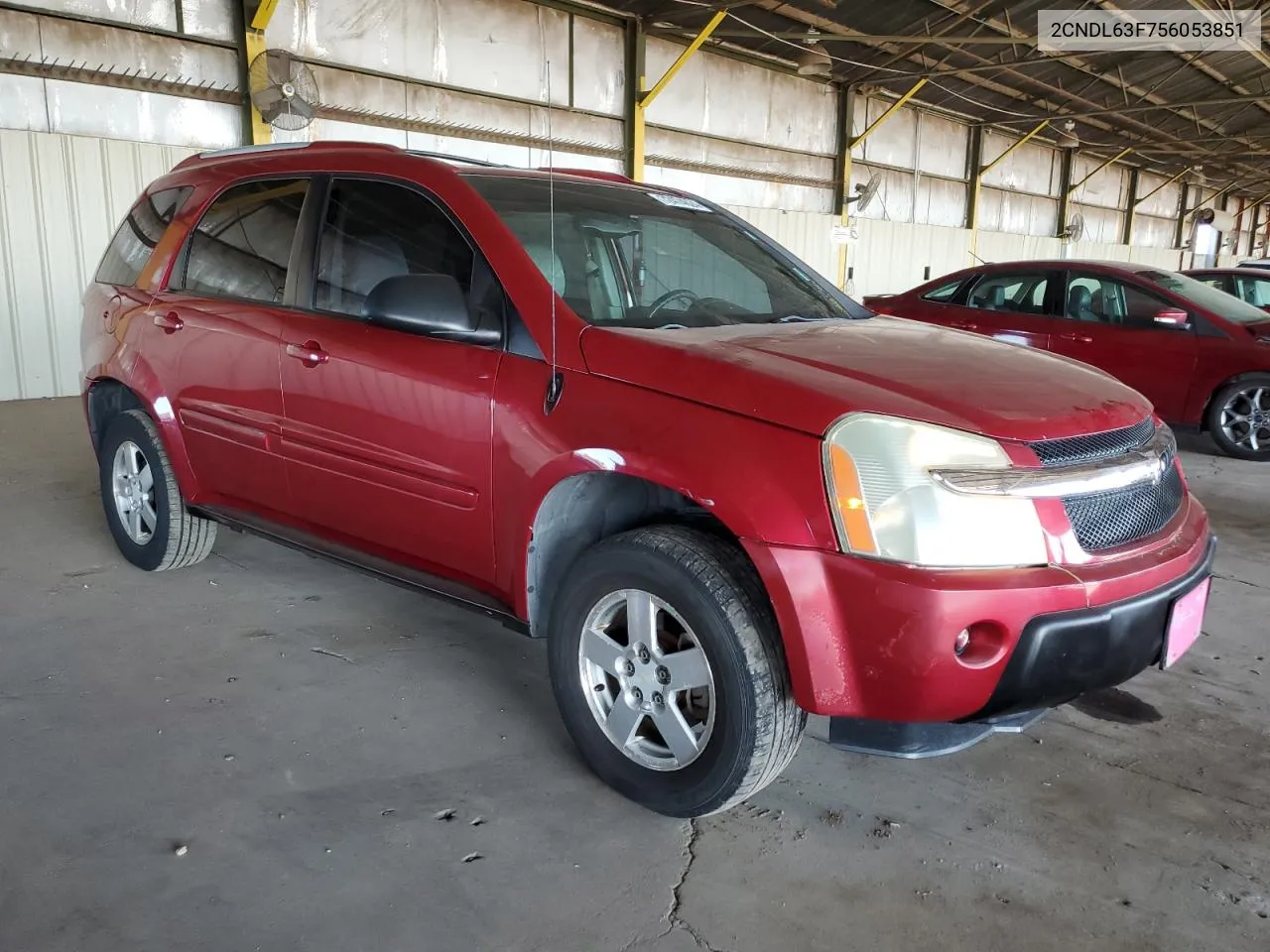 2005 Chevrolet Equinox Lt VIN: 2CNDL63F756053851 Lot: 72474624