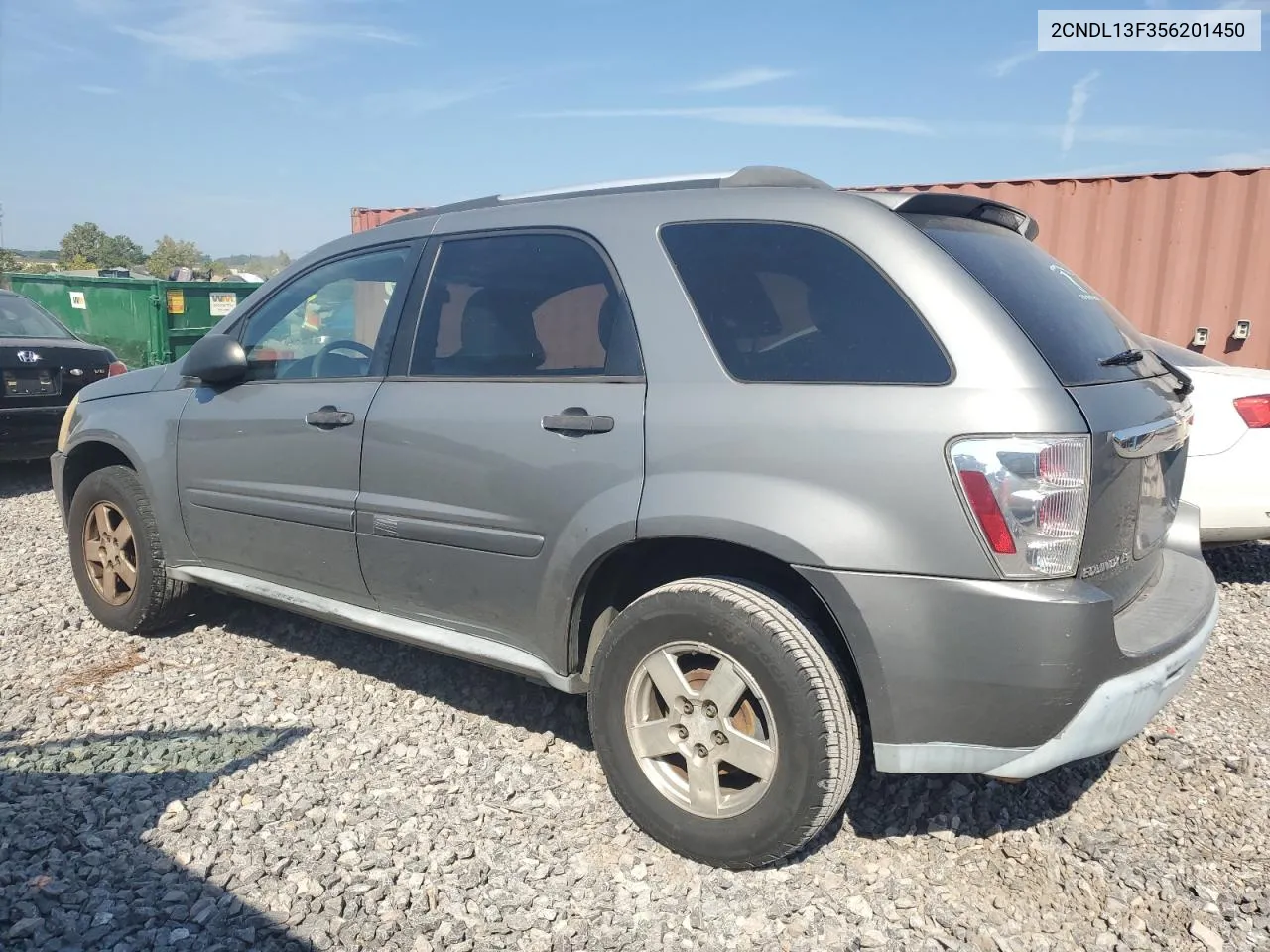 2005 Chevrolet Equinox Ls VIN: 2CNDL13F356201450 Lot: 72786554