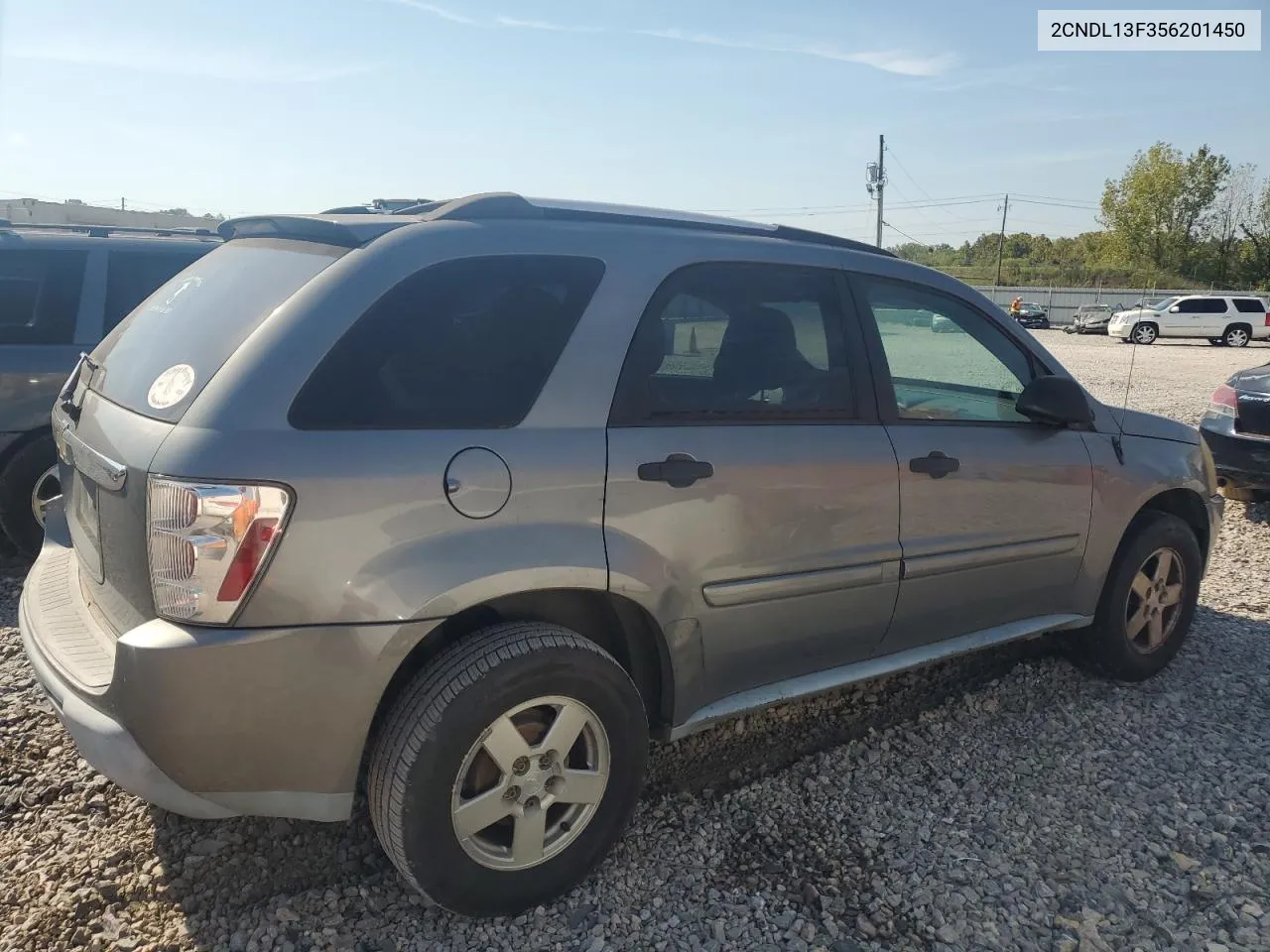 2005 Chevrolet Equinox Ls VIN: 2CNDL13F356201450 Lot: 72786554