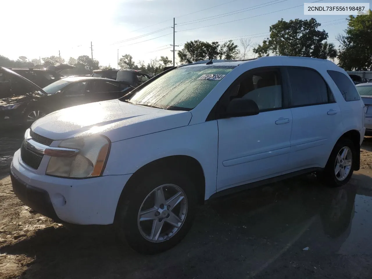 2005 Chevrolet Equinox Lt VIN: 2CNDL73F556198487 Lot: 73779354