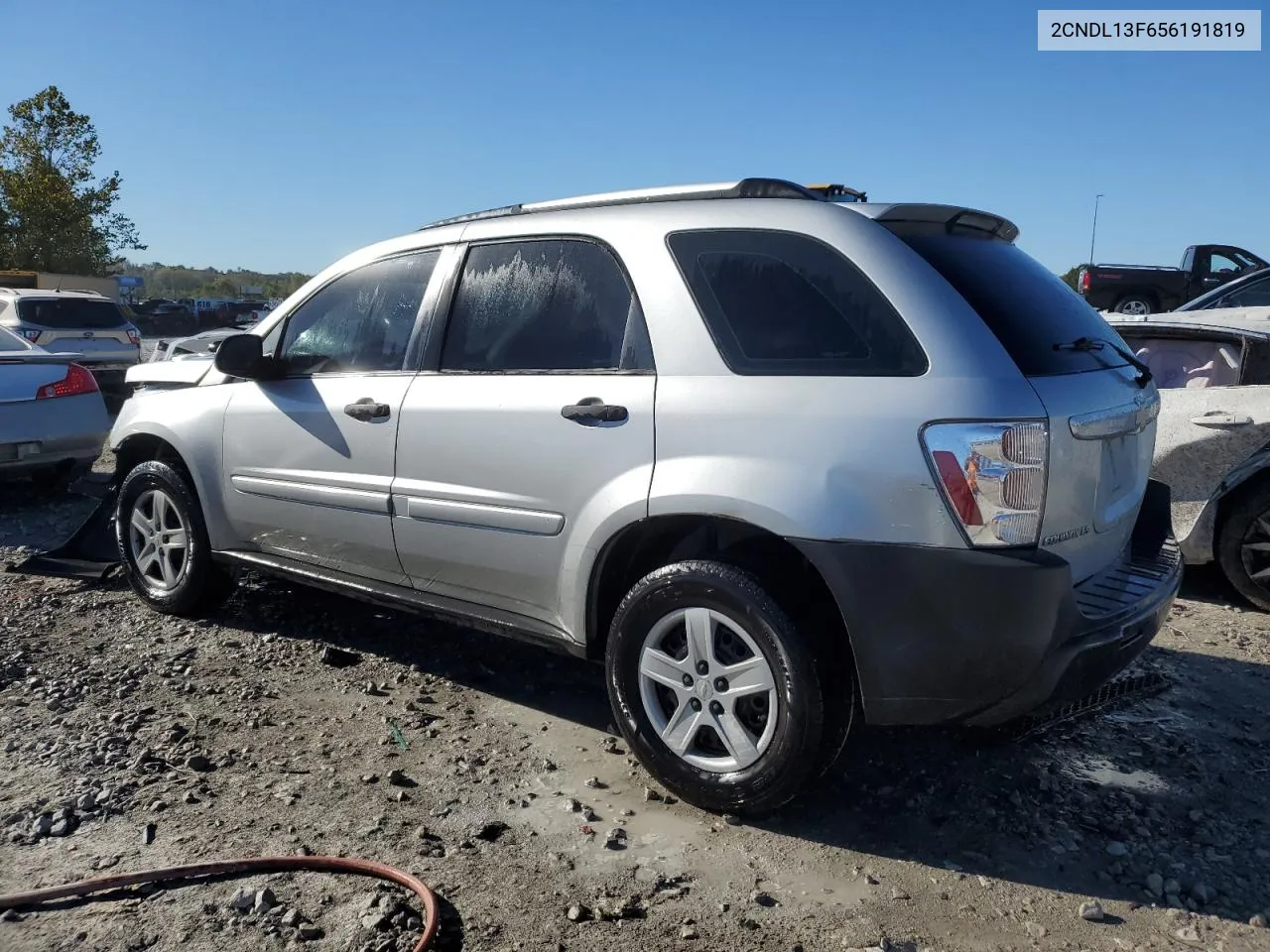 2005 Chevrolet Equinox Ls VIN: 2CNDL13F656191819 Lot: 74784374