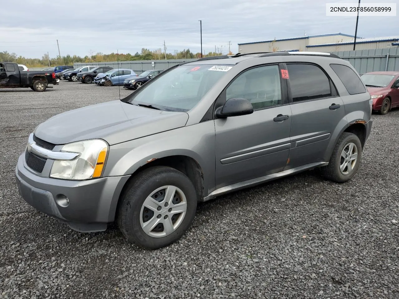 2005 Chevrolet Equinox Ls VIN: 2CNDL23F856058999 Lot: 75034424