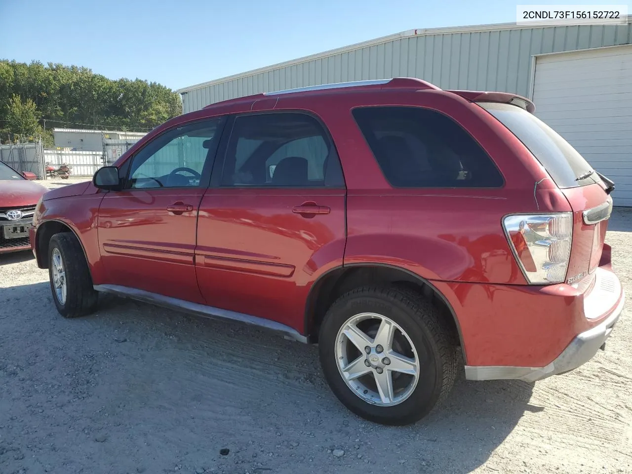 2005 Chevrolet Equinox Lt VIN: 2CNDL73F156152722 Lot: 75853284