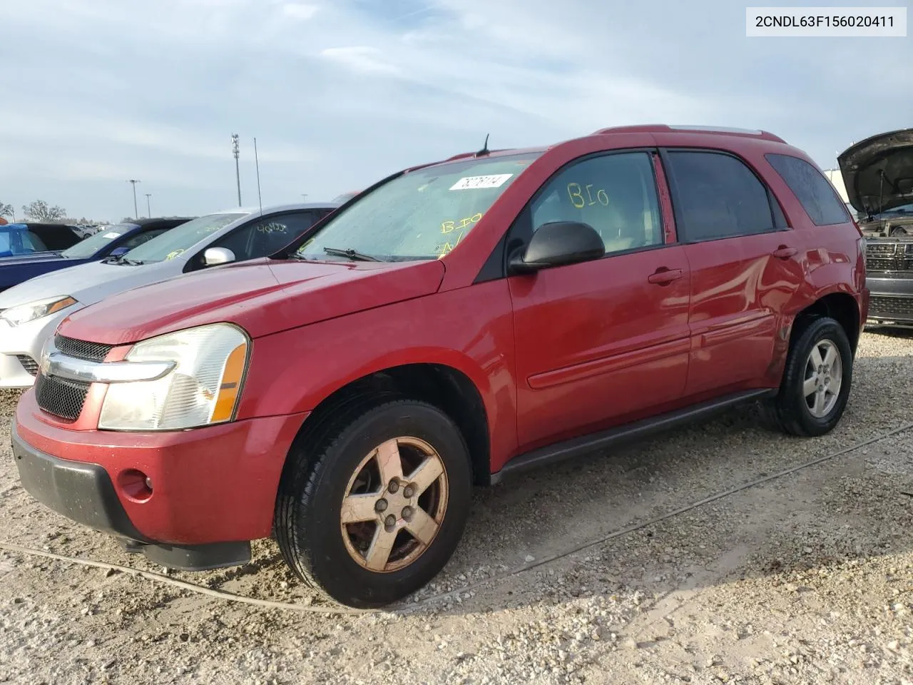 2005 Chevrolet Equinox Lt VIN: 2CNDL63F156020411 Lot: 78276114