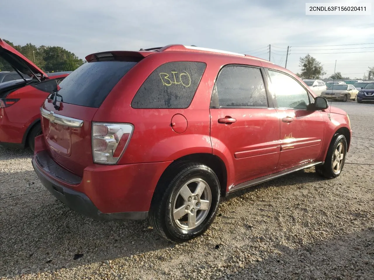 2005 Chevrolet Equinox Lt VIN: 2CNDL63F156020411 Lot: 78276114