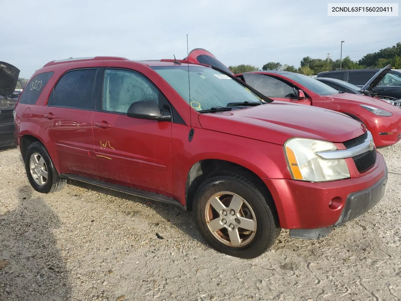 2005 Chevrolet Equinox Lt VIN: 2CNDL63F156020411 Lot: 78276114