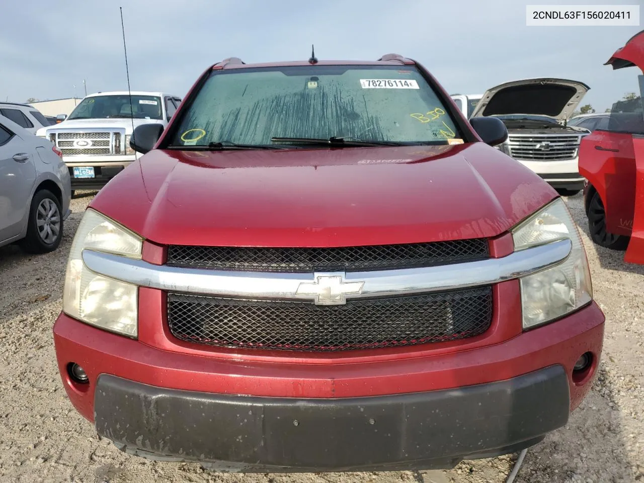 2005 Chevrolet Equinox Lt VIN: 2CNDL63F156020411 Lot: 78276114