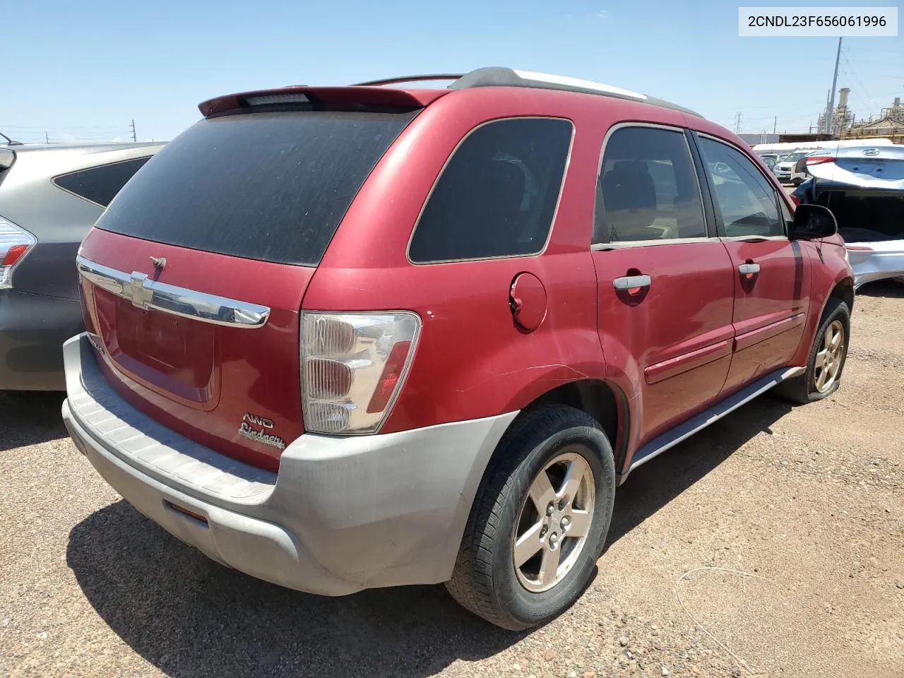 2005 Chevrolet Equinox Ls VIN: 2CNDL23F656061996 Lot: 81569383