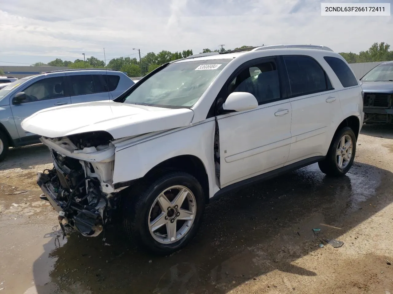 2006 Chevrolet Equinox Lt VIN: 2CNDL63F266172411 Lot: 53606984