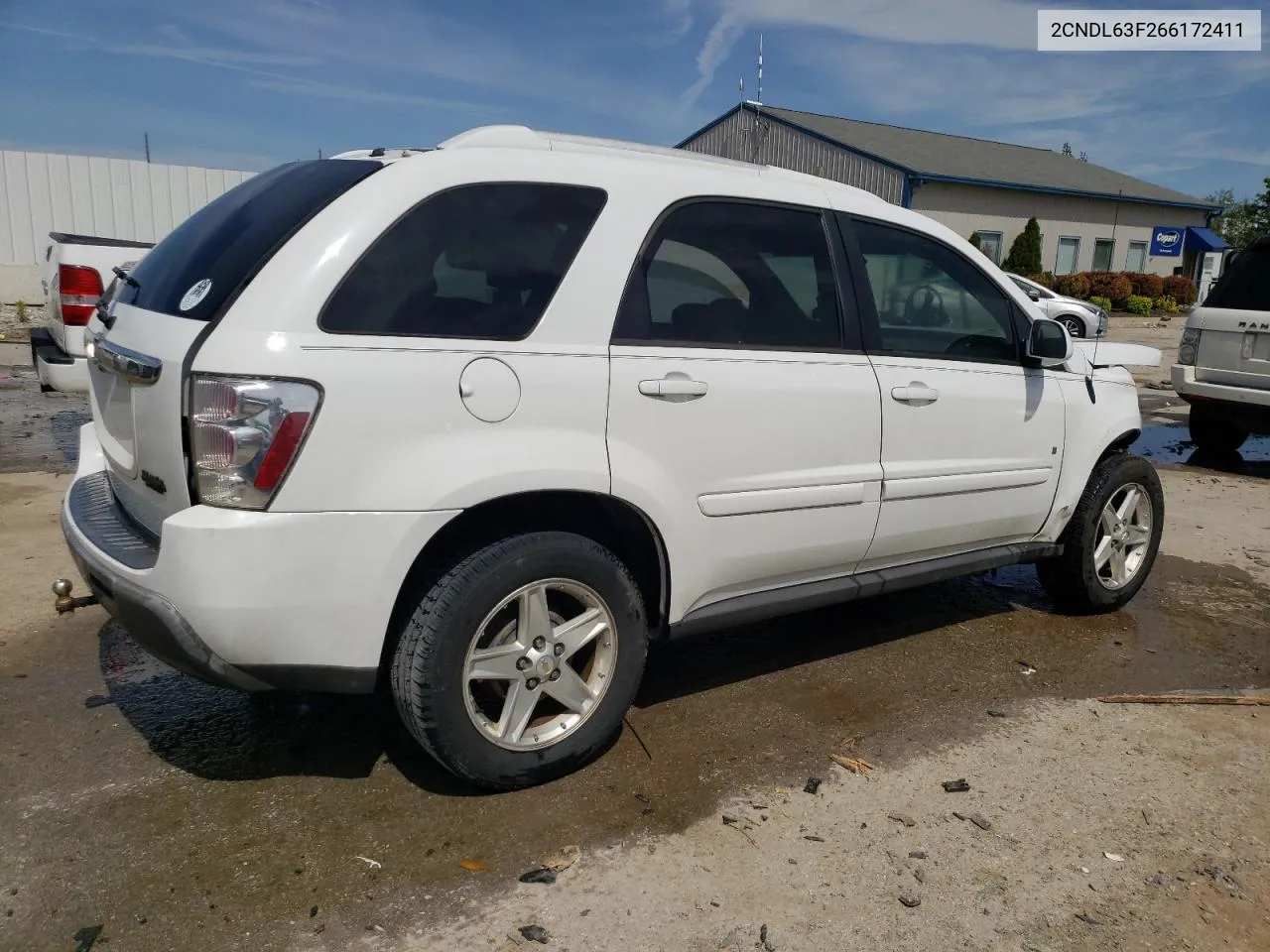 2006 Chevrolet Equinox Lt VIN: 2CNDL63F266172411 Lot: 53606984